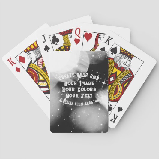 Creëer Uw eigen Aangepast Pokerkaarten (Achterkant)