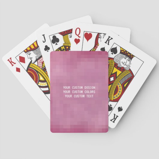 Creëer Uw eigen Aangepast Pokerkaarten (Achterkant)