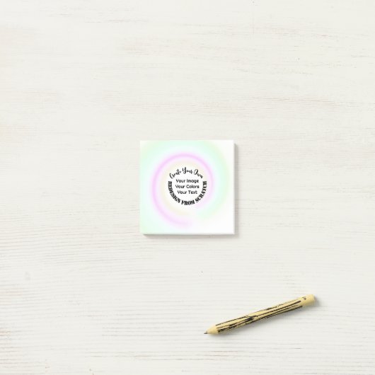 Creëer Uw eigen Aangepast Post-it® Notes (Op bureau)