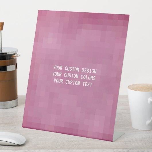 Creëer Uw eigen Aangepast Reclamebord Met Voetstuk (Insitu)