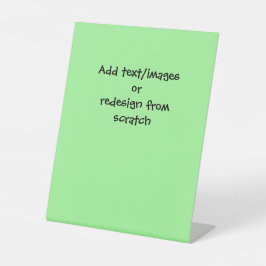 Creëer Uw eigen Aangepast Reclamebord Met Voetstuk