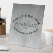 Creëer Uw eigen Aangepast Reclamebord Met Voetstuk (Insitu)