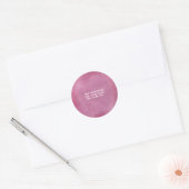 Creëer Uw eigen Aangepast Ronde Sticker (Envelop)