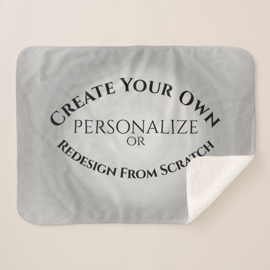 Creëer Uw eigen Aangepast Sherpa Deken (Voorkant (horizontaal))
