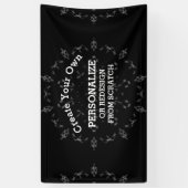 Creëer Uw eigen Aangepast Spandoek (Verticaal)