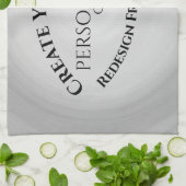 Creëer Uw eigen Aangepast Theedoek (Gevouwen)