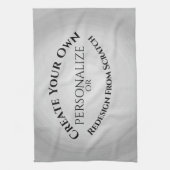 Creëer Uw eigen Aangepast Theedoek (Verticaal)