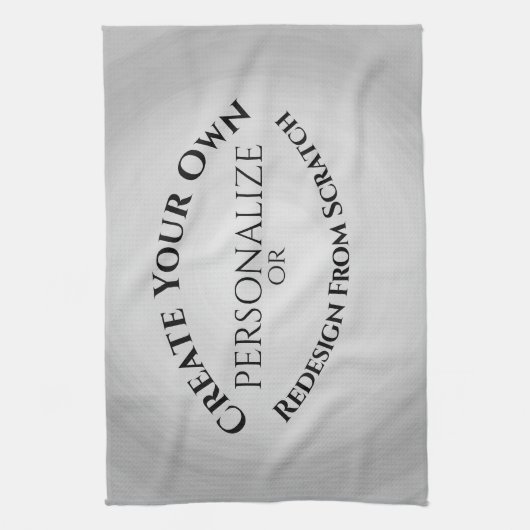 Creëer Uw eigen Aangepast Theedoek (Verticaal)