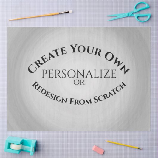 Creëer Uw eigen Aangepast Tissuepapier (Craft)