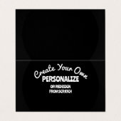 Creëer Uw eigen Aangepast Visitekaartjes (Buitenkant ongevouwen)