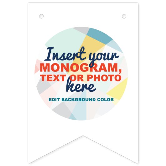 Creëer Uw eigen Aangepast Vlaggetjes (Derde vlag)