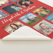 Creëer Uw eigen aangepaste 12 fotocollage-reeks Sherpa Deken (3/4)