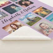 Creëer Uw eigen aangepaste 12 fotocollage-reeks Sherpa Deken (3/4)