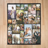 Creëer Uw Eigen Aangepaste 28 Fotocollage Fleece Deken