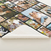 Creëer Uw Eigen Aangepaste 28 Fotocollage Sherpa Deken (3/4)