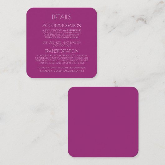 Creëer uw eigen aangepaste aangepaste tekst informatiekaartje (Voorkant / Achterkant)