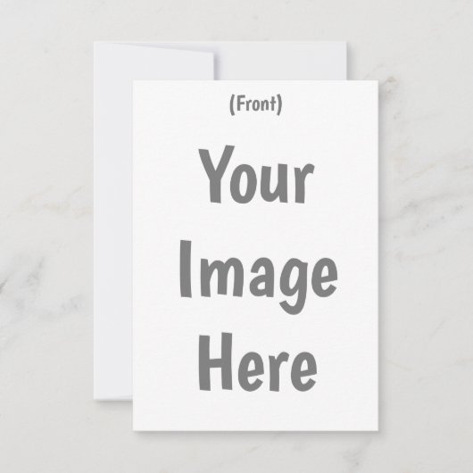 Creëer uw eigen aangepaste afbeelding bericht 3.5 bedankkaart (Voorkant)