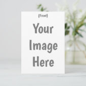 Creëer uw eigen aangepaste afbeelding bericht 3.5  bedankkaart (Staand voorkant)