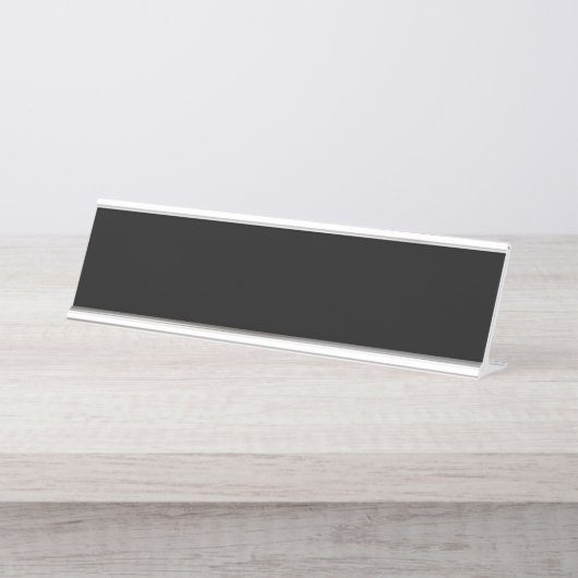 Creëer Uw eigen aangepaste Afbeelding Bureau Naambordje (Voorkant)