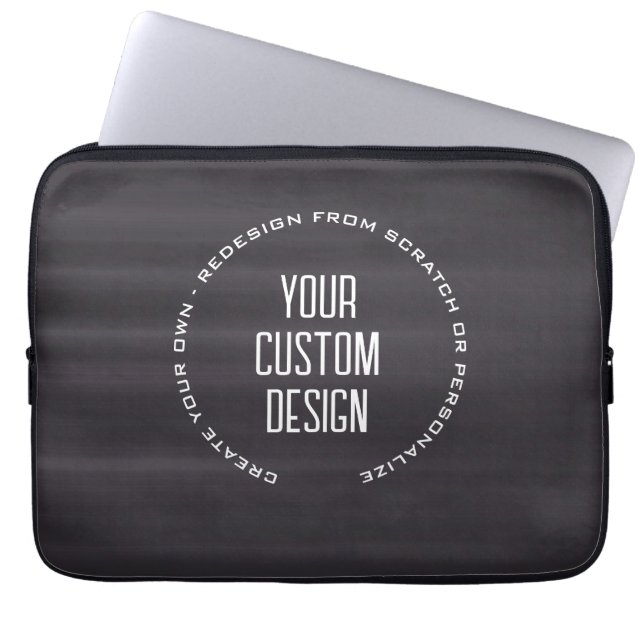 Creëer Uw eigen aangepaste Afbeelding Laptop Sleeve (Voorkant)