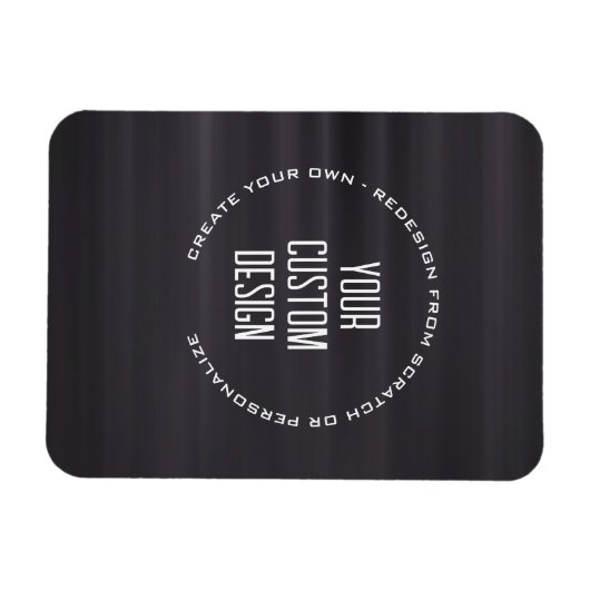 Creëer Uw eigen aangepaste Afbeelding Magneet (Horizontaal)