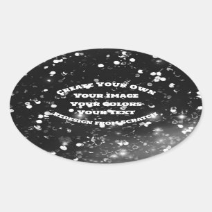Creëer Uw eigen aangepaste Afbeelding Ovale Sticker