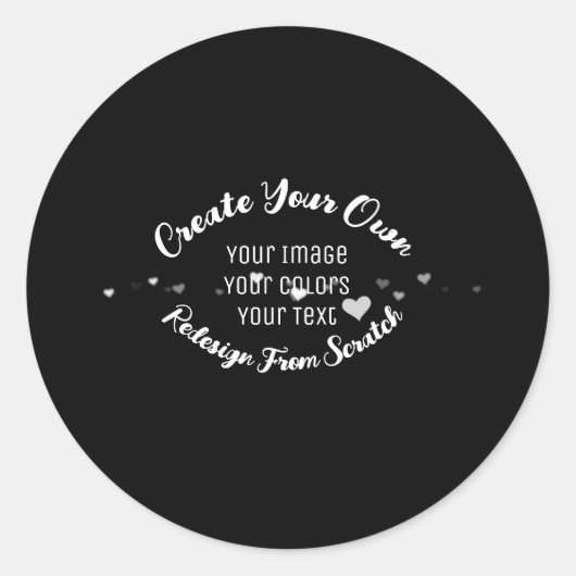 Creëer Uw eigen aangepaste Afbeelding Ronde Sticker (Voorkant)