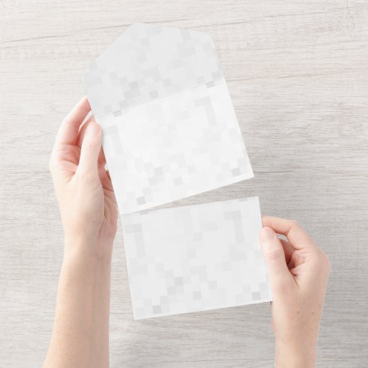 Creëer Uw eigen aangepaste  All In One Uitnodiging (Afscheurbaar)