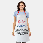 Creëer uw eigen aangepaste Amerikaanse chef-kok Schort (Gedragen)