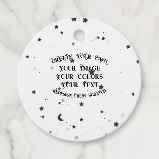 Creëer Uw eigen aangepaste  Bedankjes Labels (Voorkant)