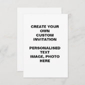 Creëer Uw eigen aangepaste  Bedankkaart (Voorkant / Achterkant)