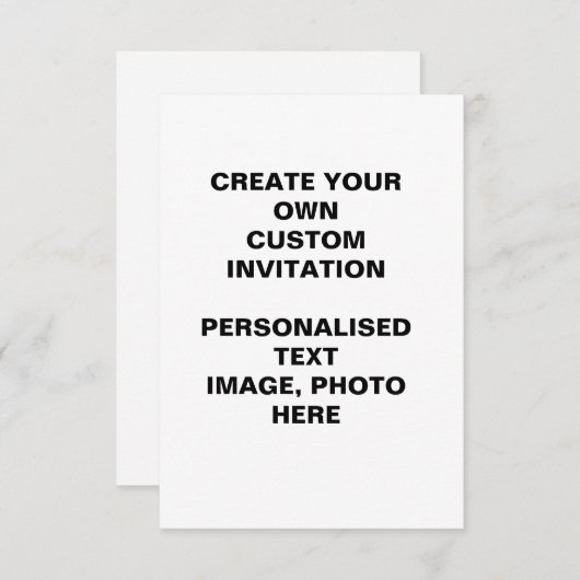 Creëer Uw eigen aangepaste Bedankkaart (Voorkant / Achterkant)