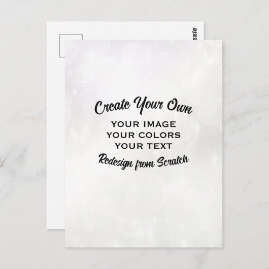 Creëer Uw eigen aangepaste  Briefkaart (Voorkant / Achterkant)