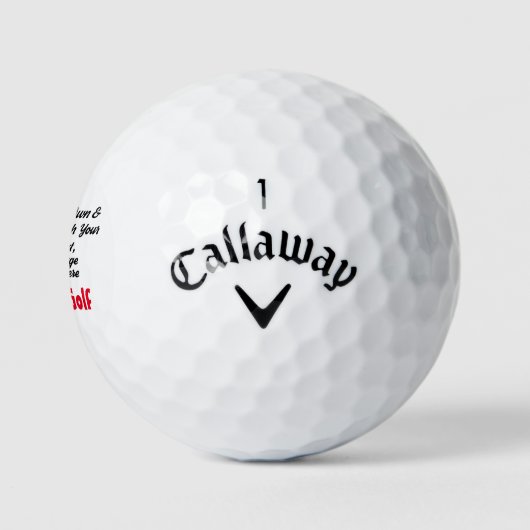 Creëer Uw eigen aangepaste Callaway Golfballen (Logo)