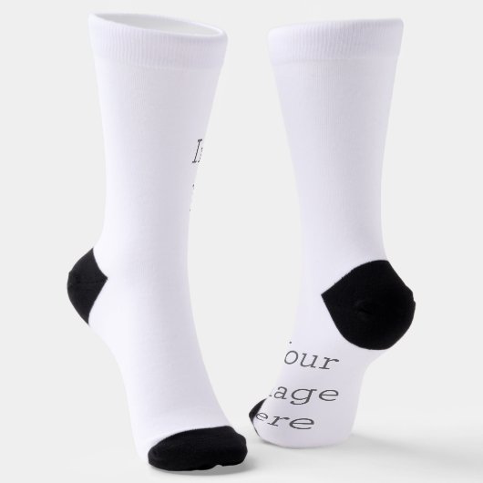 Personaliseerbare Duurzame Premium Crew Sok (Gebogen)