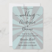 Creëer uw eigen aangepaste Deep Retro Sunburst Kaart (Voorkant)