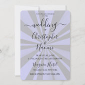 Creëer uw eigen aangepaste Deep Retro Sunburst Kaart (Voorkant)