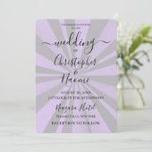 Creëer uw eigen aangepaste Deep Retro Sunburst Kaart (Staand voorkant)