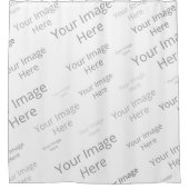 Creëer Uw eigen aangepaste douchevalk Douchegordijn (Voorkant)