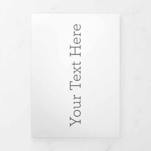 12,7  x 17,8 cm Drieluik briefvouw wenskaart (Cover)