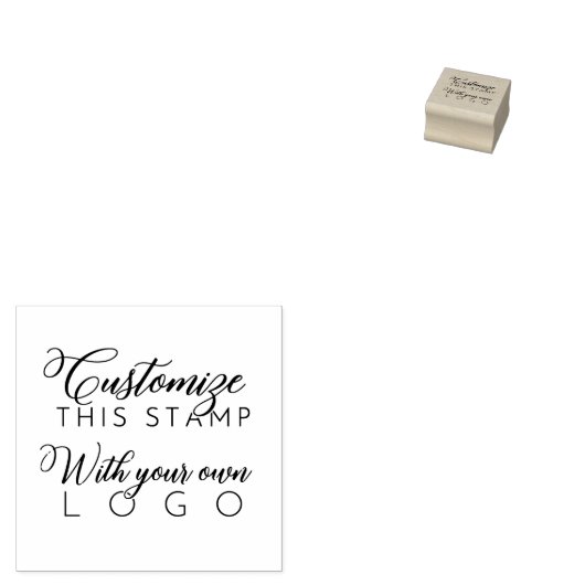 Creëer Uw eigen aangepaste, elegante zakelijke Log Rubberstempel (Gestempeld)