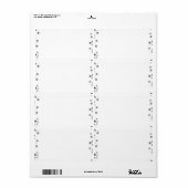 Creëer Uw eigen aangepaste  Etiket (Full Sheet)