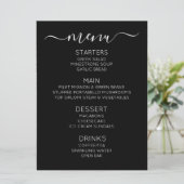 Creëer uw eigen aangepaste evenementenmenu menu (Staand voorkant)