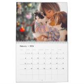 Creëer Uw eigen aangepaste familie foto Kalender (Feb 2026)