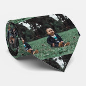 Creëer Uw eigen aangepaste familie foto Stropdas (Opgerold)