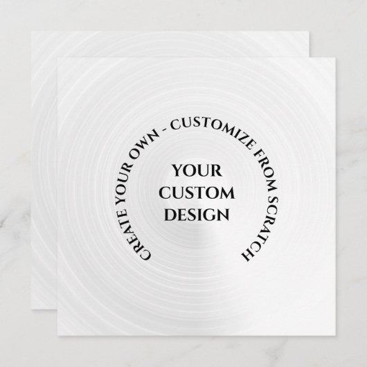 Creëer uw eigen aangepaste flatkaart (Voorkant / Achterkant)