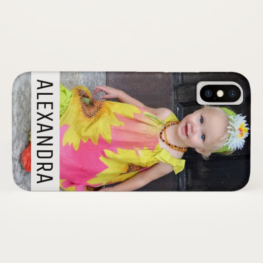 Creëer Uw eigen aangepaste foto Case-Mate iPhone Case (Achterkant (horizontaal))