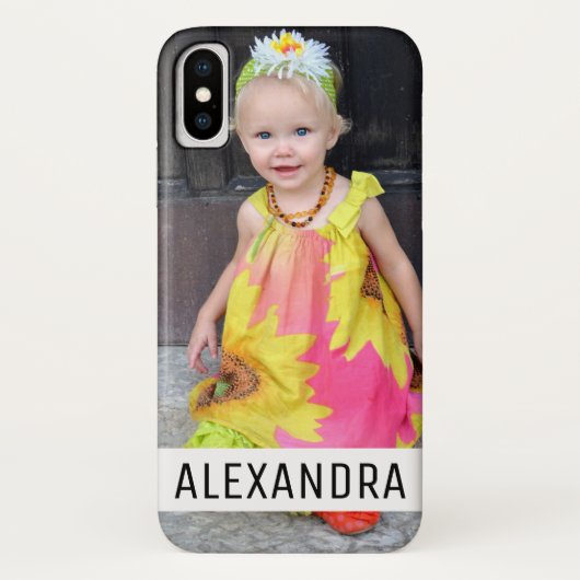 Creëer Uw eigen aangepaste foto Case-Mate iPhone Case (Achterkant)