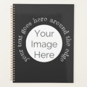 creëer uw eigen aangepaste foto en tekst planner (Voorkant)