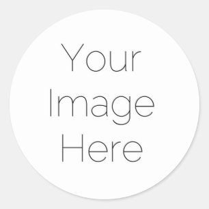 creëer uw eigen aangepaste foto gepersonaliseerd ronde sticker